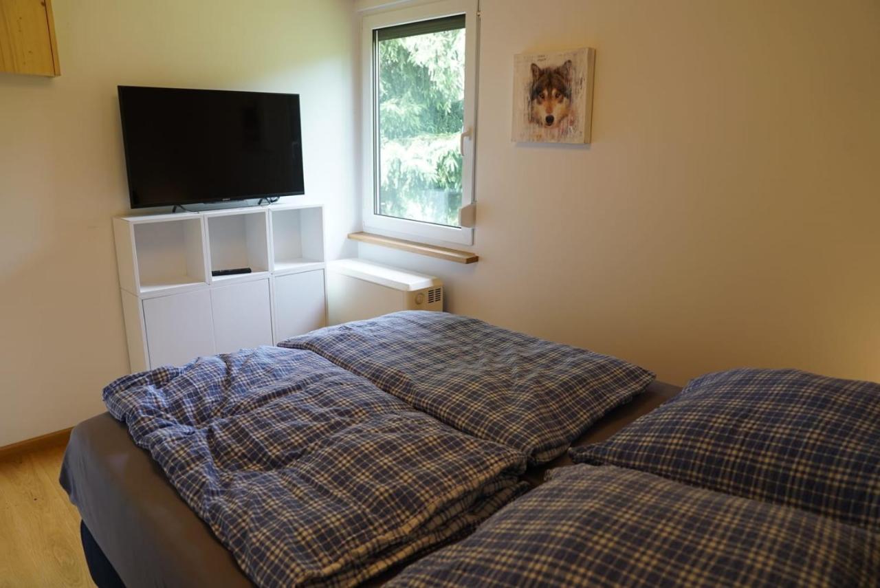 Ruhiges Ferienhaus Am Waldrand Mit Sauna Und Kamin - Hellaberg II Langenbach  Exteriör bild