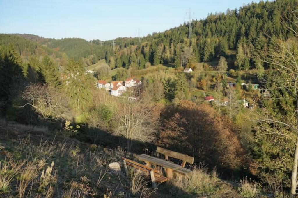 Ruhiges Ferienhaus Am Waldrand Mit Sauna Und Kamin - Hellaberg II Langenbach  Exteriör bild